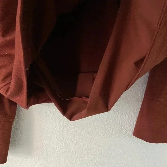 Old Navy XXL Cowlneck Cropped Pullover New Rust Athleisure Activewear Sporty - Picture 10 of 16